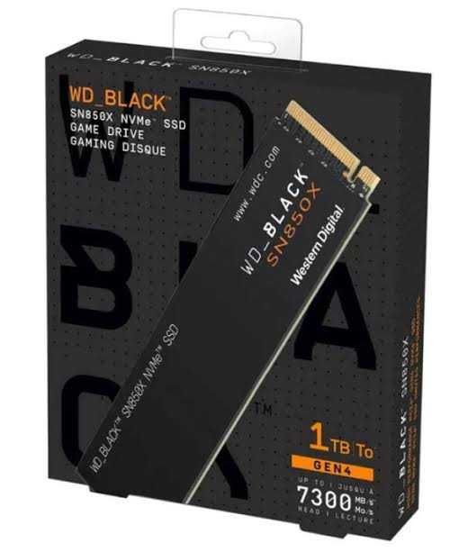 SSD WD Black SN850X 1Tb M2 Nvme