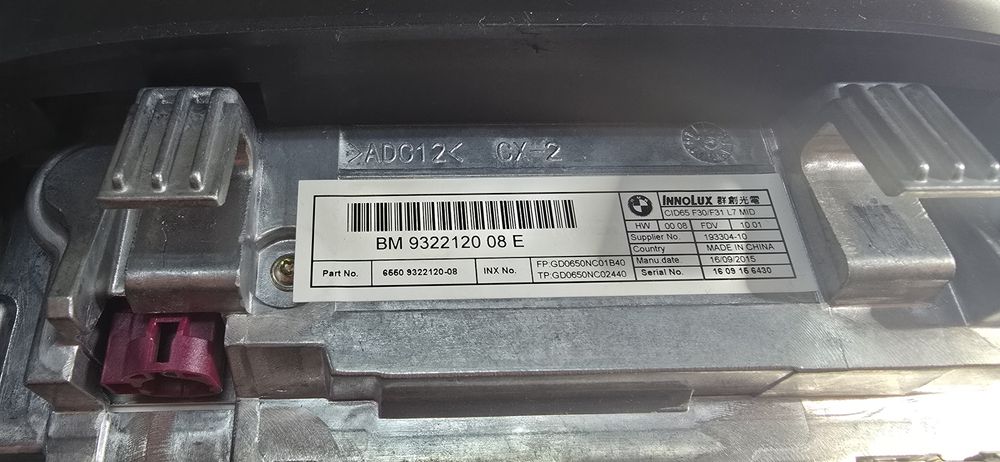 Display nbt Bmw f30