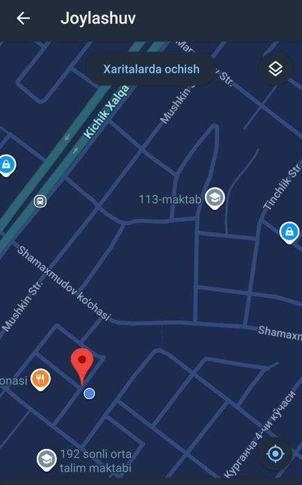 Шайхонтохур  Ориентир: Гулзор, Генерал Узоқов, кокча кошонаси, озимни