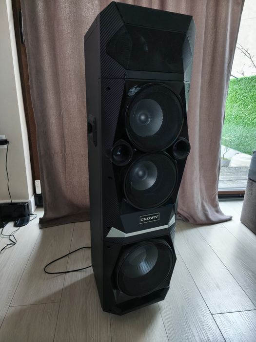 Акумулаторна караоке тонколона Crown GTB-12086BUF