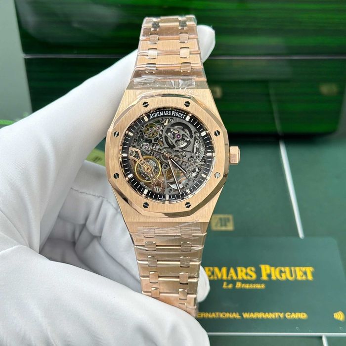 audemars piguet royal oak skeleton сребро/злато