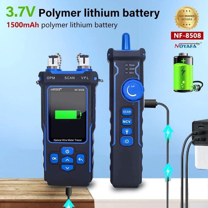 Noyafa NF-8508 Многофункциональный кабельный тестер для RJ11/45, POE,