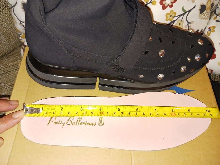 Дамски боти, обувки, черни(Pretty ballerinas)