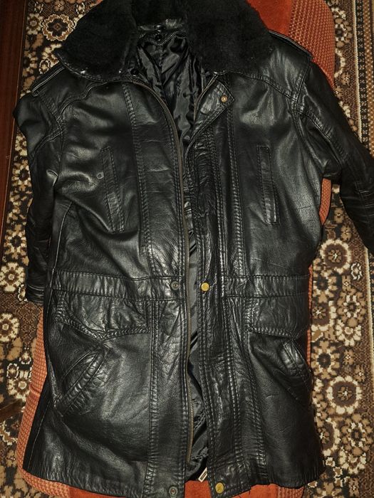 Мъжко Яке от естествена кожа