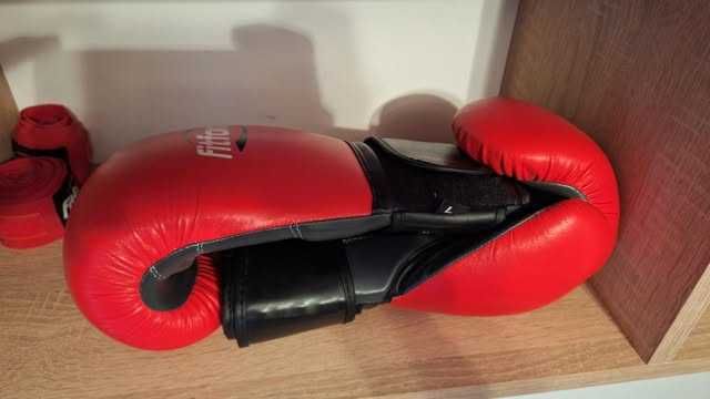 Mănușile de box Fitforce PATROL cu Fitforce WRAPS-S-450