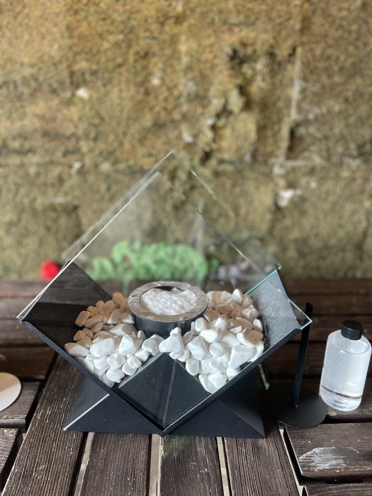 Камина за маса  метална