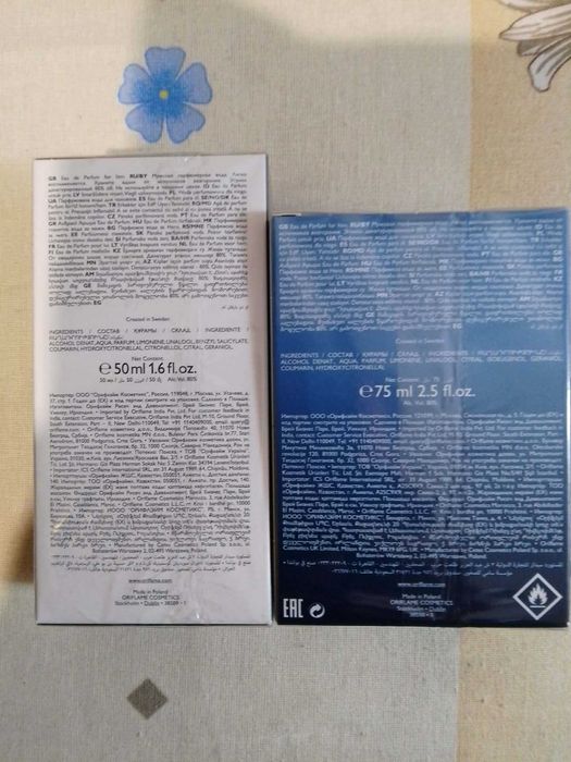 Два парфюма на "Орифлейм"