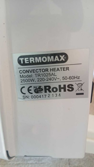 Конвектор, нагревател 2500 Вт