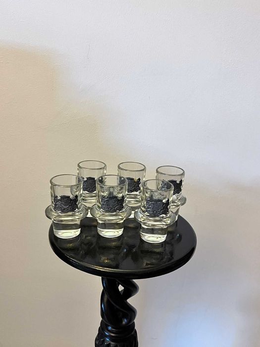 Set sase piese sfesnice cu decoratiuni metalice bibelouri bibelou