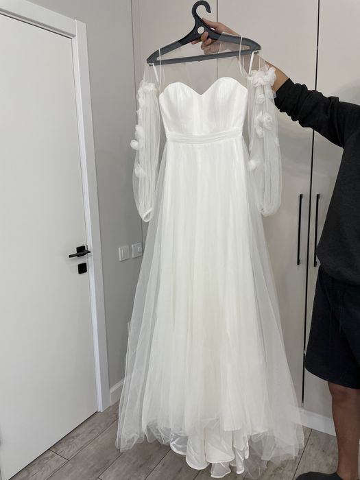 Очень нежное свадебное платье