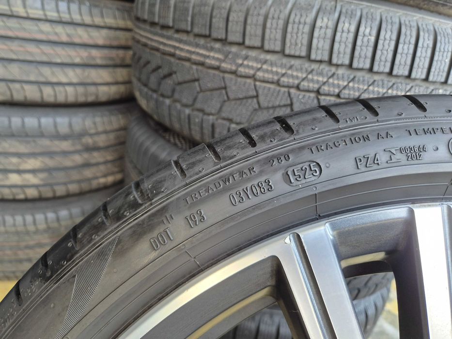 ROTI Jante + Anvelope VARA 225/40/19 - 255/35/19 5x112 OEM BMW Seria 3 G20 G21 Seria 4 Individual + Anvelope Pirelli 2025 RUN-FLAt