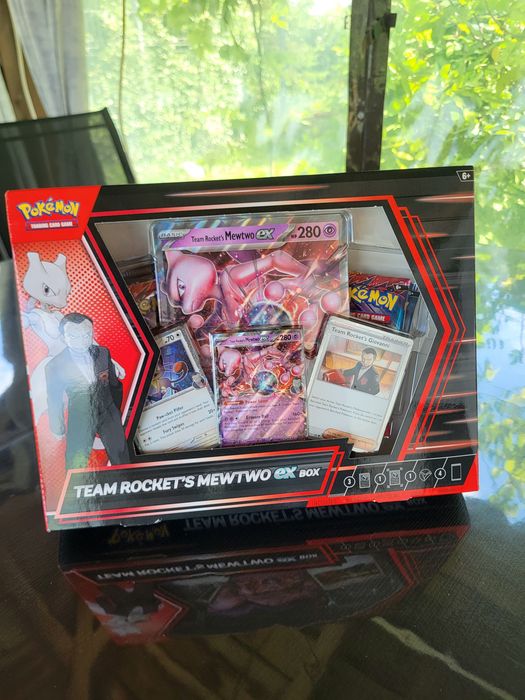 Pokemon Team Rocket 's Mewtwo ex box
