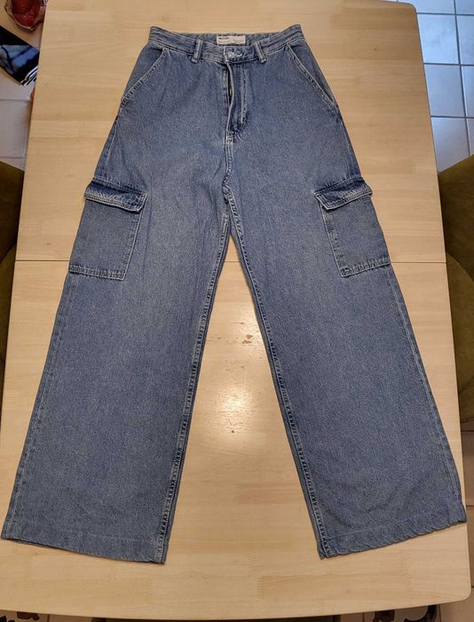 Blugi Baggy Bershka, mar 34 XS