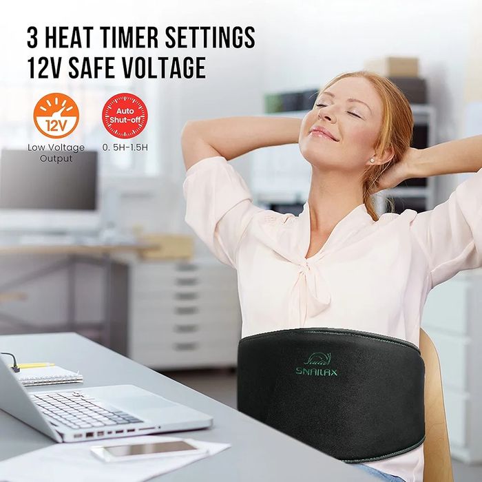 Масажен колан/ пояс с нагряване и вибрация за болки в гърба и кръста