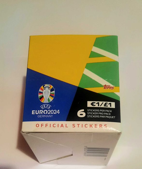 Topps Euro 2024 , cutie 100 plicuri