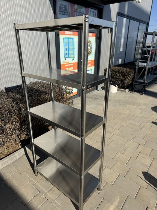 Стелажи рафтове стомана неръждавейка