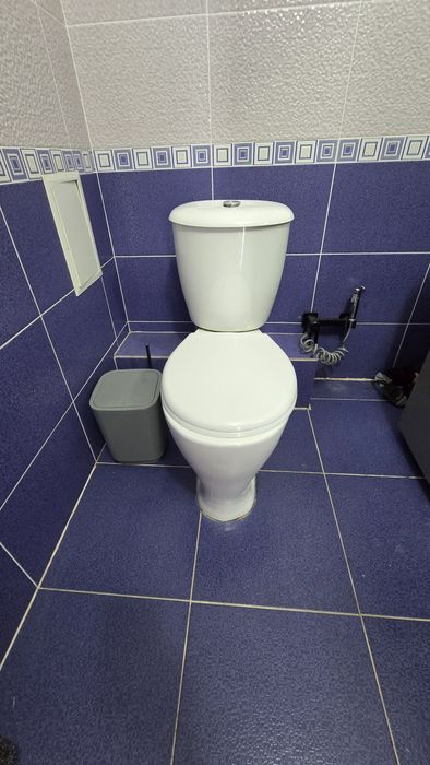 Унитаз белого цвета