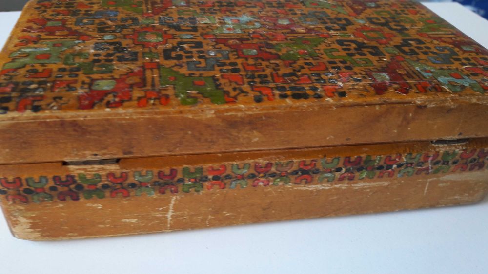 Дървени кутии,ръчна изработка около 1900 г