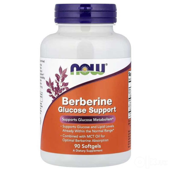 NOW Foods NOW Berberine Glucose Support берберин berberin Берберин