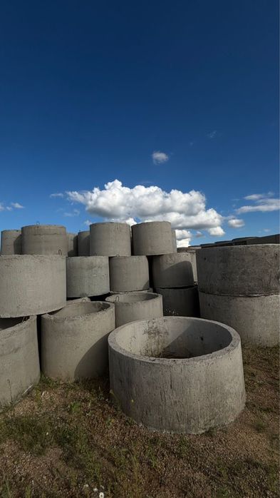 Бетонные кольца для водоснабжения и септика
