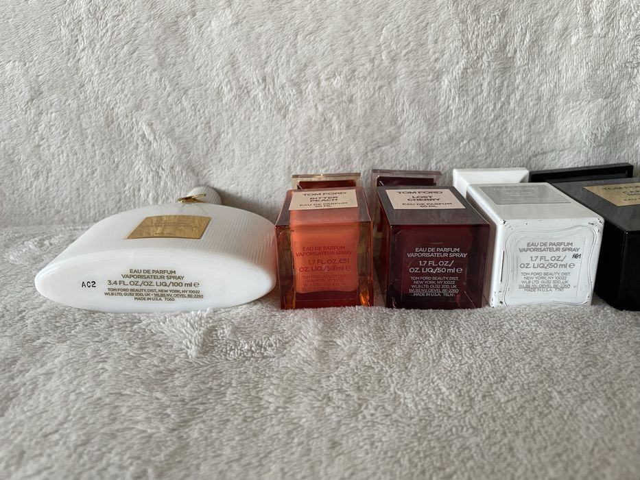 Tom Ford Private Blend Cafe Rose Bitter Peach Lost Cherry Soleil Neige