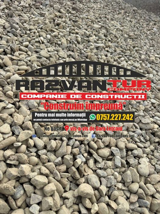 Piatra concasată 16–32 mm – livrare rapidă, calitate garantată