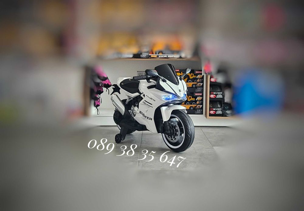 ТОП ЦЕНА!НОВО!Акумулаторен мотор Surfer с 12V батерия,мека седалка,USB