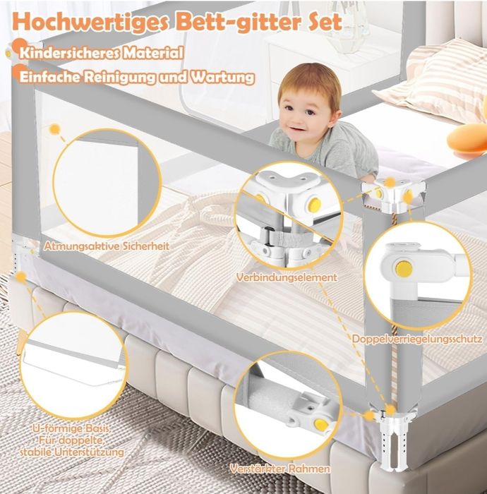 Protecție pat bebeluși