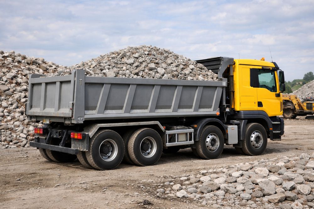 Beton concasat de drum/refuz de ciur-drum/parcare/strada(chiajna-dudu