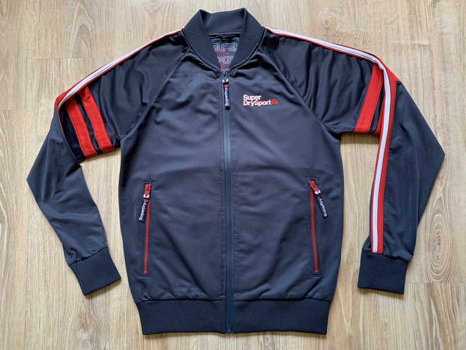 SuperDry Sport bluza trening barbati marime L slim fit