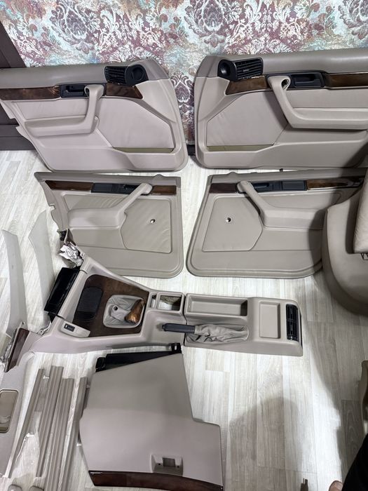 Бежевый салон на бмв е34