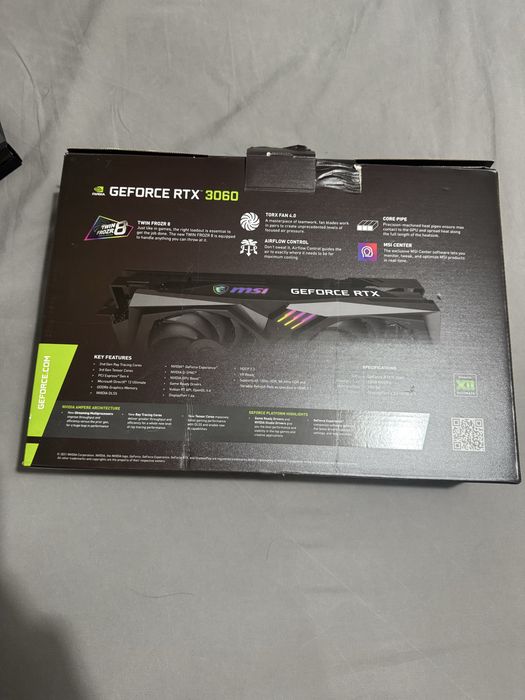 Placa video RTX 3060 MSI GAMING X 12G