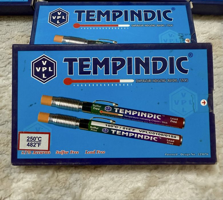 TEMPINDIC термокарандаши / индикаторы температуры для сварки