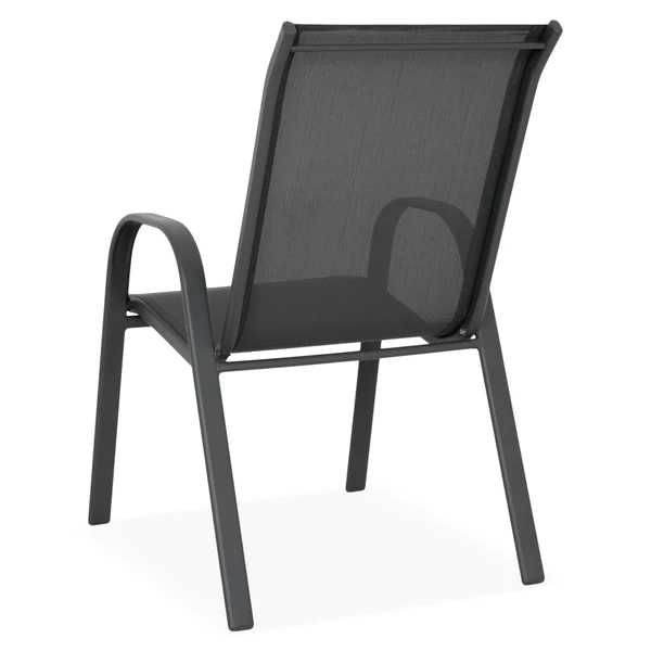 Set 4 Scaune gradina/terasa/balcon Gri Antracit LIVRARE GRATUITA