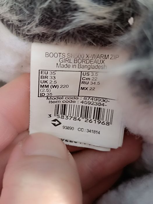 Cizme iarnă impermeabile călduroase,fete