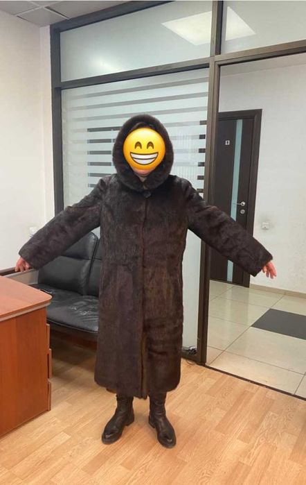 Норковая красивая шуба
