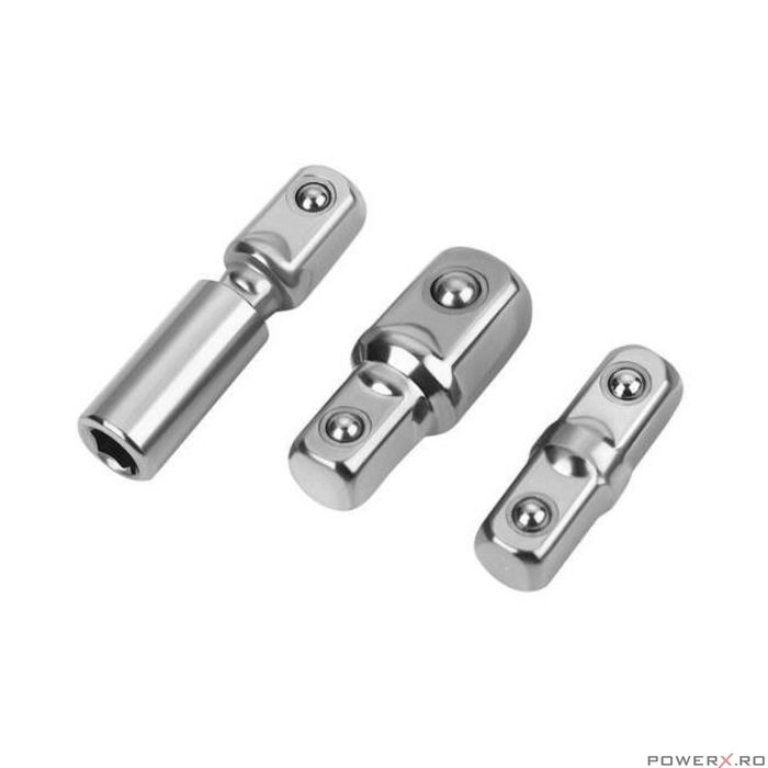 Extensie cheie cu clichet, 39cm, 70Nm, adaptoare 1/4, 3/8, 1/2, Kraft