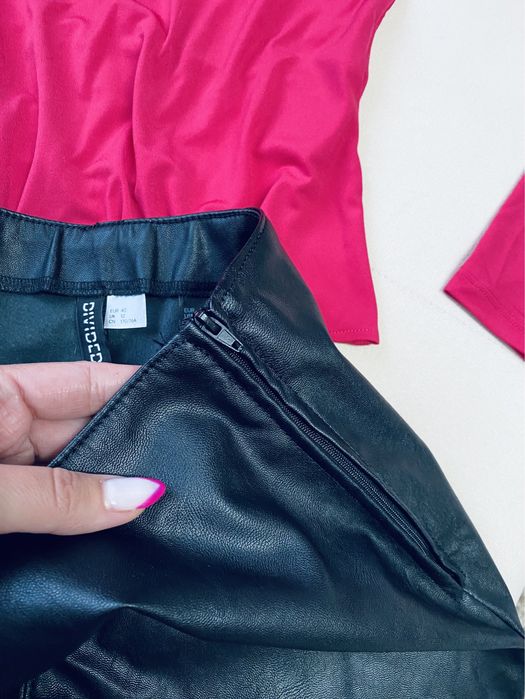 Кожени къси гащи H&M