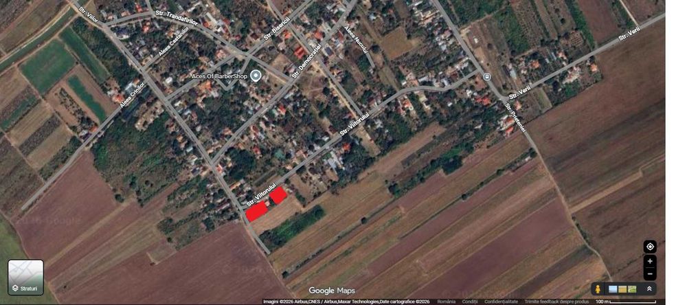 Vand teren intravilan/arabil  Merei, Sat Ograzile, 1497 mp, 21 € / mp