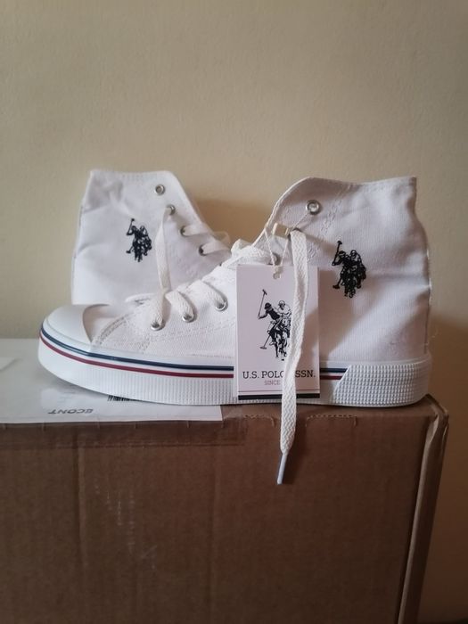 Бели кецове U.S. Polo Assn