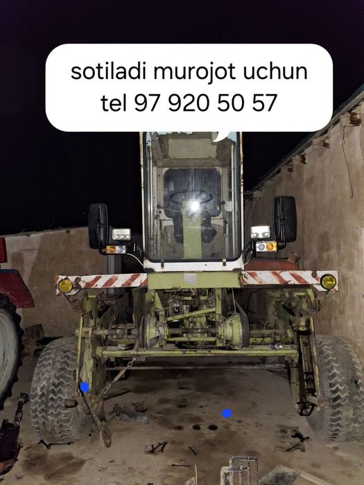 Barcha turdagi oʻtlarni oʻrish uchun kombayn