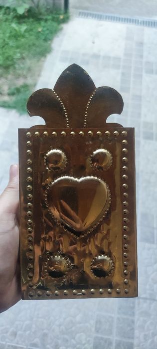 Старинен държач за голяма кибритена кутия