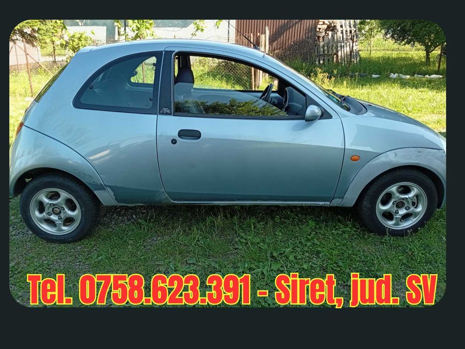 Vând mașina Ford Ka 1.3 benzină, an 2006, înmatriculată, ITP valabil până în decembrie 2026, funcțională, ideală pentru oraș începători, preț 850 euro