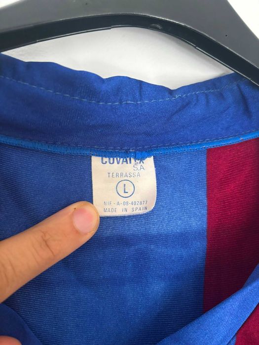 Rare FC Barcelona Home Shirt 1970s/1980s - Cuvatex S.A. (Made in Spain)