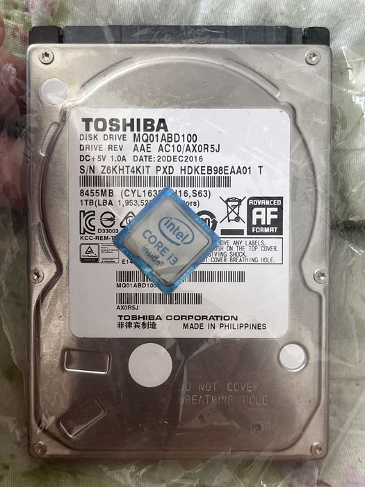 Продам жесткий диск 1tb