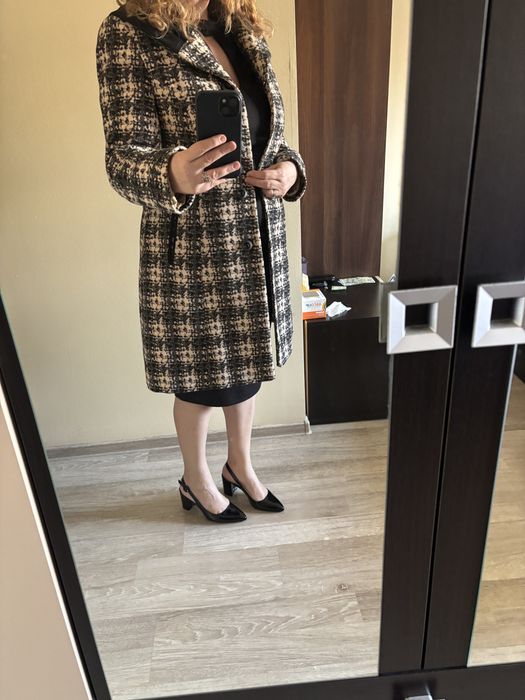 Palton cu lana si captuseala matlasata - Moda Alis