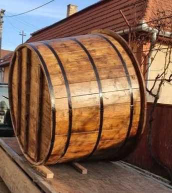 Ciubar din lemn, pentru baie, transport la domiciliu