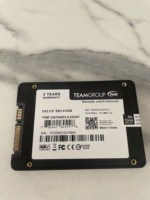 Ssd 512гб все работает