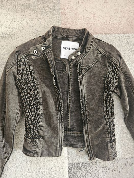 Късо дънкено якенце Bershka