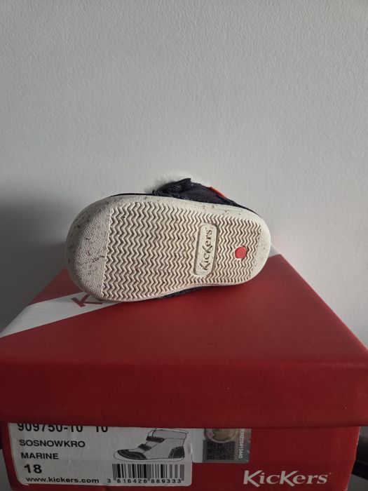 Cizme imblanite bebelusi Kickers